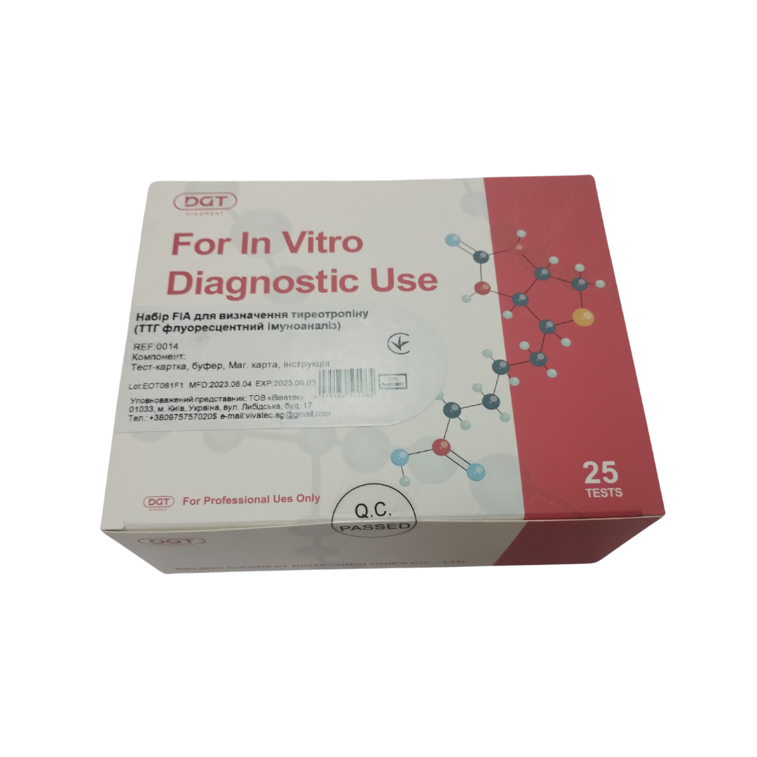 Набір FIA для визначення тиреотропіну (ТТГ флуоресцентний імуноаналіз)